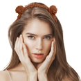 thumbnail image 5 of ManxiVoo Adjustable Animal Ears Headband With Soft Padding For Makeup And Hair Styling Perfect For Daily Use By Women And Teens Brown, 5 of 6