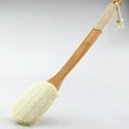 thumbnail image 2 of Miangastore Long Bathing Brush Assorted Color Loofah Sponge 1Pcs 18.1x3.5x1.6in, 2 of 9