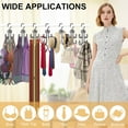 thumbnail image 6 of 2Pcs Tank Top Hanger, Rotatable Bra Hangers for Closet Organizer, Max 48 Storage Capacity Belt Hanger, Plastic Space Saving Closet Organizers Apartment Dorm Essentials for Bra Tank Top Belt Tie, Grey, 6 of 7