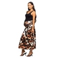 thumbnail image 4 of Maternity Animal Elastic Waist A Line Maxi Skirt, 4 of 4