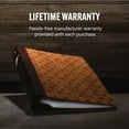 thumbnail image 4 of Bellagio-Italia Tuscany 3-Ring Office Binder - Leather - 250-Sheet Storage Capacity - File Storage for Presentations, Documents - Blank Index Plate on Spine for Custom Labeling - Chestnut, 4 of 6