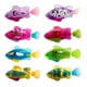 thumbnail image 1 of Juguete de pez robot que nada, pez robótico de natación activado por agua, juguetes electrónicos para peces para niños, paquete de 8 (color aleatorio), 1 of 5