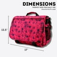 thumbnail image 5 of J World Womens Thomas 16" Messenger Bag With Laptop Sleeve for School and Travel, Bellis, 5 of 9