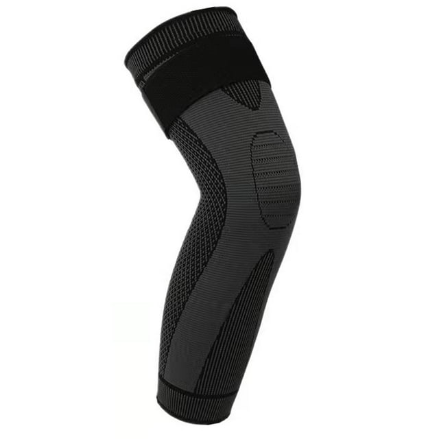 MERIGLARE Knee Brace Compression Sleeve Fitness Kneepad Knee Protector for Running Sports Black L