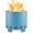 Blue, variant on Naipo Smokeless Fire Pit, 20" Portable Stainless Steel Outdoor Fire Pit for Patio Camping, Portable Fire Pit Burning Wood, Particles, Lightweight Fireplace Burning Firepit Ideal for 2-4 People 20lbs