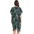 thumbnail image 3 of ALAZA Women's Beach Cover Up Christmas Trees Plant Kimono Swimsuit Summer Cardigan Swimwear L, 3 of 6