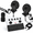 2 MIC-1, variant on Podcast Bundle For 2 F993 All-in-one Audio Mixer