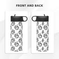 thumbnail image 3 of Daiia Black Squirrel Printed 18oz Sports Insulated Kettle With Straw Water Bottle For Running Hiking Cycling Climbing Mens Woman'S Sports Water Bottle, 3 of 8