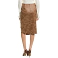 thumbnail image 2 of T Tahari womens  Faux Wrap Pencil Skirt, 12, Brown, 2 of 3