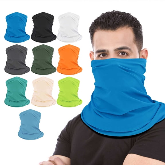 RYDCOT Neck Gaiter Bandana Face Mask: Sun Cooling Scarf Gator Cover Head for Men Women