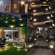 thumbnail image 4 of 12 Pieces Solar Lights Outdoor Garden, 8 Led Ground Lights 3000k Warm White Waterproof Ip65 Solar Lights Recessed Solar Lights For Pathway Patio Lawn, 4 of 5