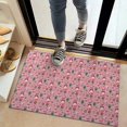 thumbnail image 2 of Pink Christmas Santa and Tree Pattern Door Rugs,Washable Non Slip Door Mats Indoor,Decorative Door Mats,Entry Mat Indoor for Entrance,Bedroom,Kitchen,Bathroom,20"x32", 2 of 6