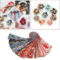 thumbnail image 4 of 80 PCS Cotton Fabric Quilting Strips DIY Sewing Craft Fabric Bundle Patchwork Supplies 6.5X50cm, 4 of 8
