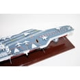 thumbnail image 3 of USS Ronald Reagan (CVN-76) Aircraft Carrier Model,Navy,Scale Model,Mahogany,Nimitz Class, 3 of 7