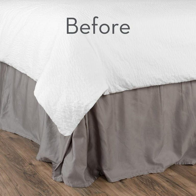 Wrap Around Bed Skirt - Circa Bed Wrap  Modern Bed Skirt Alternative -  Standard Textile Home