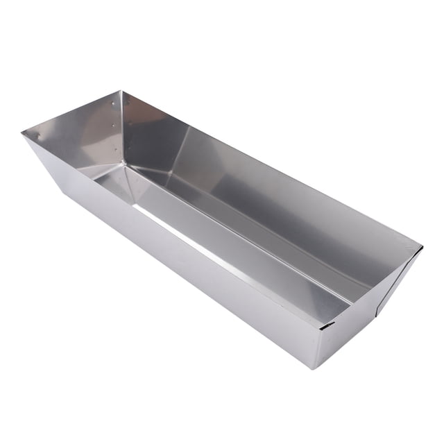 Drywall Tool Tray Bucket, 201 Stainless Steel Mud Pan 14 Inch Strong Load Bearing for Putty Paint