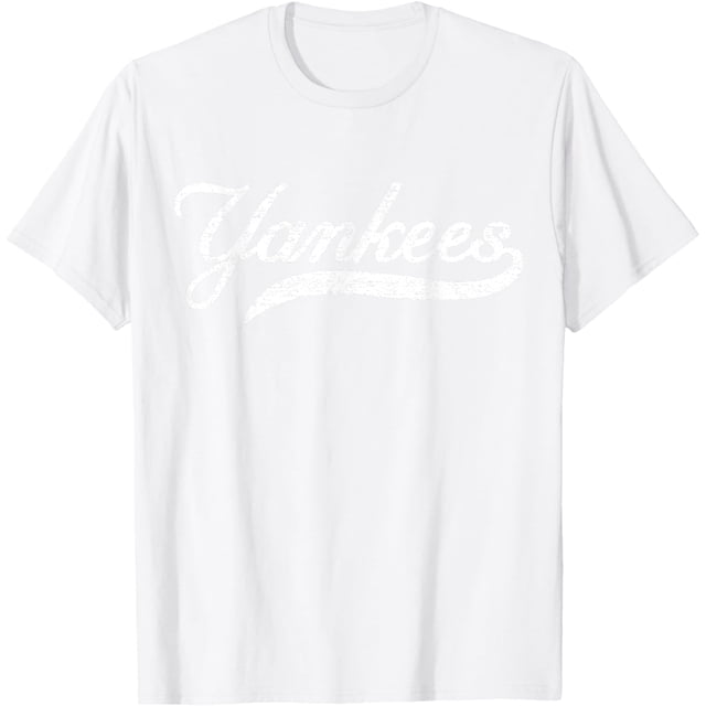 Yankees Heart Vintage Retro Hombres Mujeres Niño Niña Camiseta