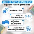 thumbnail image 3 of Juego de mesa ITOMTE Shut The Box de madera, estrategia matemática, 3 of 9