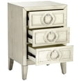thumbnail image 6 of Coast To Coast Imports Reeds White Three Drawer Chairside Chest, 6 of 10