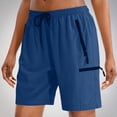 thumbnail image 2 of UAMVSH Women's Hiking Shorts Quick Dry Casual Workout Running Shorts Lightweight Loose Golf Athletic Shorts with Zipper Pockets, 2 of 6