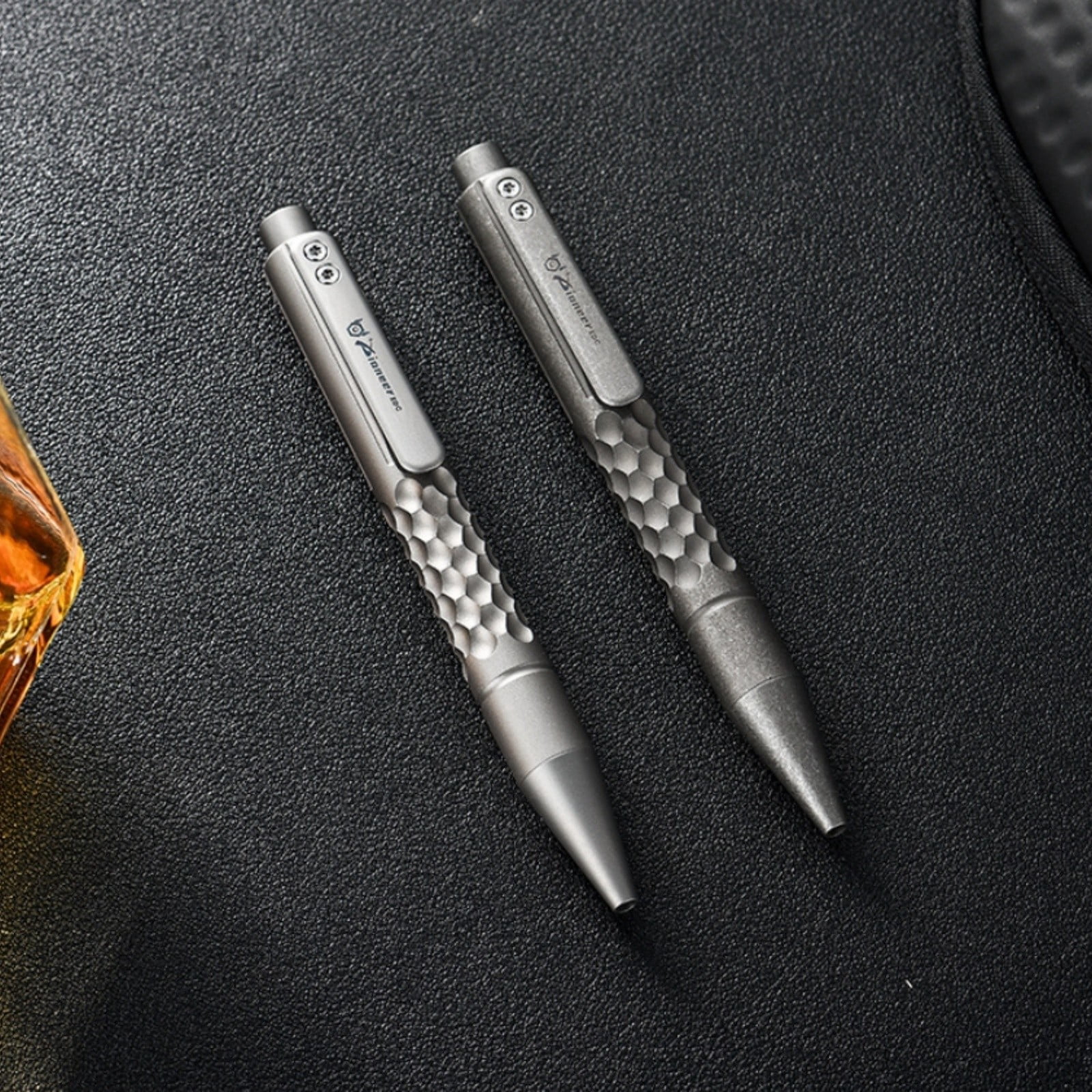 Titanium Alloy Bolt Action Pen, Lightweight EDC Writing Pen with G2 Refill, CNC Machined Aluminum-Style Grip for Office, Travel & Everyday Carry