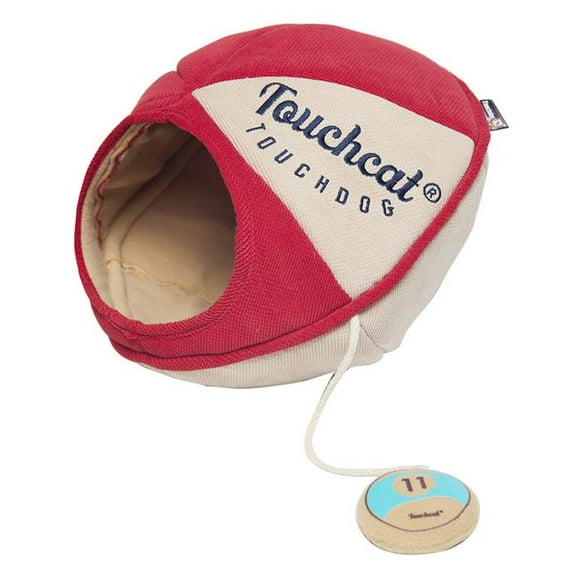 Touchcat PB75RDLG Saucer Walk-Through Cat Bed House, Red - One Size