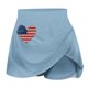 thumbnail image 3 of Faldas de Verano para las Mujeres Impresión Hoja Plisado Tenis Atlético Elástico Pantalones Cortos, Falso Dos Piezas Pantalones Falda para Diario, 3 of 5
