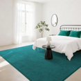 thumbnail image 3 of Area Alfombra B BENRON Soft de 150 x 210 cm, verde azulado, para sala de estar, 3 of 6