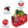 thumbnail image 3 of Reusable Oxford Cloth Laundry Organizer Cube Organizer Easter Basket Beach Bag Foldable Gray Color Home Organization Storage Bin Basket Bin Container with Handles for Bedroom, Bathroom, Dormitory, 3 of 7