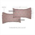 thumbnail image 5 of VHC Brands Kaila Vintage Farmhouse Floral Standard Pillow Case Set of 2 21x26, 8" Ruffle, 5 of 6