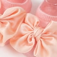 thumbnail image 6 of Infant Floor Socks Bowtie Hairband Toddler Anti-Slip Socks Soft Floor Shoes Prewalker Shoes for 0-1Y Baby Accessories, 6 of 8