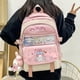 thumbnail image 5 of Cute Backpack for Women, Kawaii Backpack Daypack Womens Bookbag Y2k Grunge Trendy Aesthetic Shoulder Bag Backpack, 5 of 5