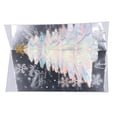 thumbnail image 4 of 3D Christmas Cards, Cute Style Popup Holiday Card Embossed Design Glitter Tree Theme  For Celebration Blue,Green, 4 of 8