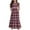 Red1, variant on yillto Girls Summer Dress Ruffle Sleeve Loose Casual Flowy Kids Tiered Maxi Sundress with Pockets
