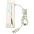 thumbnail image 3 of YAHHU Card Swiper Light Weight USB Interface 2 Way Swiping Magnetic Stripe Credit Card Reader for Banking System Point of Sale Retail Checkout MSR-400 (White, 3.5 inches / 8.9 cm), 3 of 9