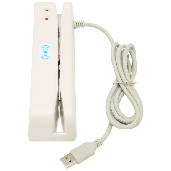 Credit Card Skimmer, Credit Card Reader Light Weight USB Interface Compact Portable For Banking System For POS System For ID Authentication