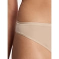 thumbnail image 5 of Joyspun Women's Shine Micro Thong Panties, 3-Pack, Sizes XS-XXXL, 5 of 8