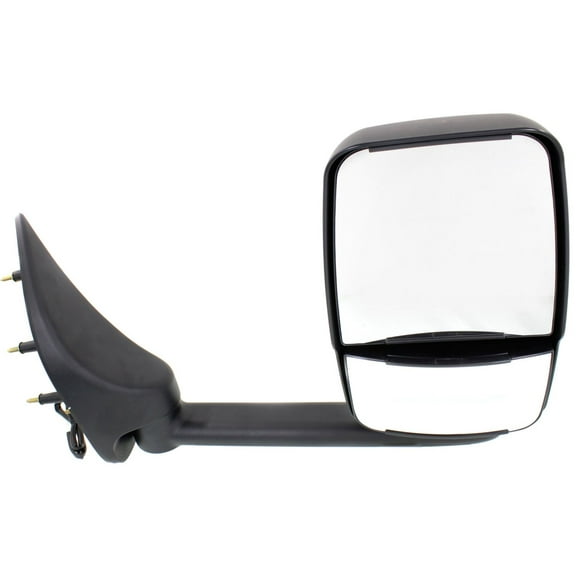 Towing Mirror Compatible With 2002 Ford E-450 Econoline Super Duty 2002-2014 E-350 Left Driver Side w/ Blind Spot Corner Glass Paintable Kool-Vue