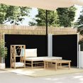 thumbnail image 1 of vidaXL Retractable Side Awning Black 120x1000 cm, 1 of 5