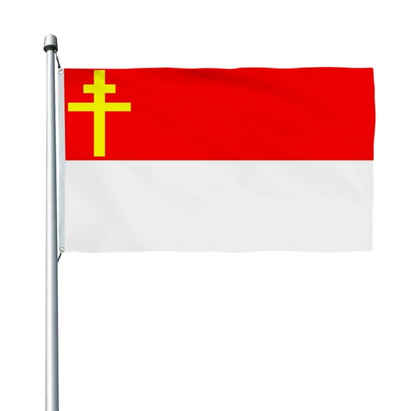 Aihccy Alsace-Lorraine Flag with Brass Grommets Size - 3x5Ft