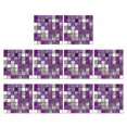thumbnail image 1 of GOOHOCHY 10 piezas pegatinas de azulejos de mosaico pegatinas de azulejos simulados calcomanías de pared impermeables, 1 of 8