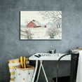 thumbnail image 4 of Epic Graffiti 'Winter Barn' by Cindy Jacobs, Canvas Wall Art, 26"x18", 4 of 8