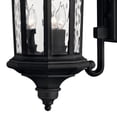 thumbnail image 4 of 1604MB-LL Hinkley Lighting Raley - 3 Light Medium Outdoor Wall Lantern in Traditional Style - 9.5 Inches Wide by 25.75 Inches High-Museum Black, 4 of 5