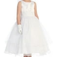 thumbnail image 3 of Big Girls Flower Girl First Communion Pageant Wedding Bridesmaid Girl Dress White 12 (1KD98), 3 of 4