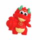 thumbnail image 2 of Figura de dragón de resina roja para Año Nuevo chino, adorable para decoración de escritorio. Estilo A, 2 of 9