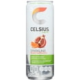 thumbnail image 1 of CELSIUS Endulzado con Stevia Sparkling Fitness Drink, Zero Sugar, Slim Can, Naranja Pomegranate, 144 Fl Oz (paquete de 12), 1 of 1