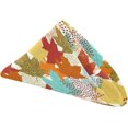 thumbnail image 4 of GZHJMY Trendy Colors Autumn Leaves Art Cloth Napkins, Set of 4 20 x 20 Inch Soft & Comfortable Polyester Dinner Napkins for Family, Home, Restaurant, Weddings, Parties, 4 of 5