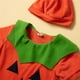 thumbnail image 3 of Disfraz Premium Mameluco para bebé niña adorable mono de calabaza infantil disfraz de Halloween con sombrero Ygjytge Naranja T 0/3 M para Niña, 3 of 7