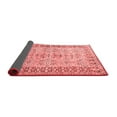 thumbnail image 2 of Ahgly Company Indoor Round Oriental Red Industrial Area Rugs, 4' Round, 2 of 4