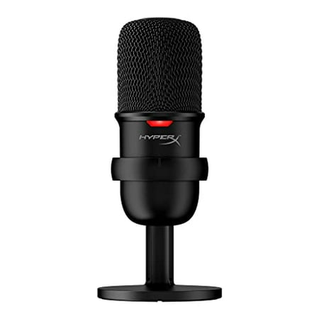 HyperX SoloCast - USB Condenser Gaming Microphone, for PC, PS4, PS5 and Mac, Tap-to-Mute Sensor, Cardioid Polar Pattern, great for Gaming, Streaming, Podcasts, Twitch, YouTube, Discord